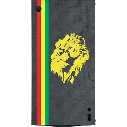 Vertical Banner - Lion of Judah XBox Series X Digital Edition Console Skin